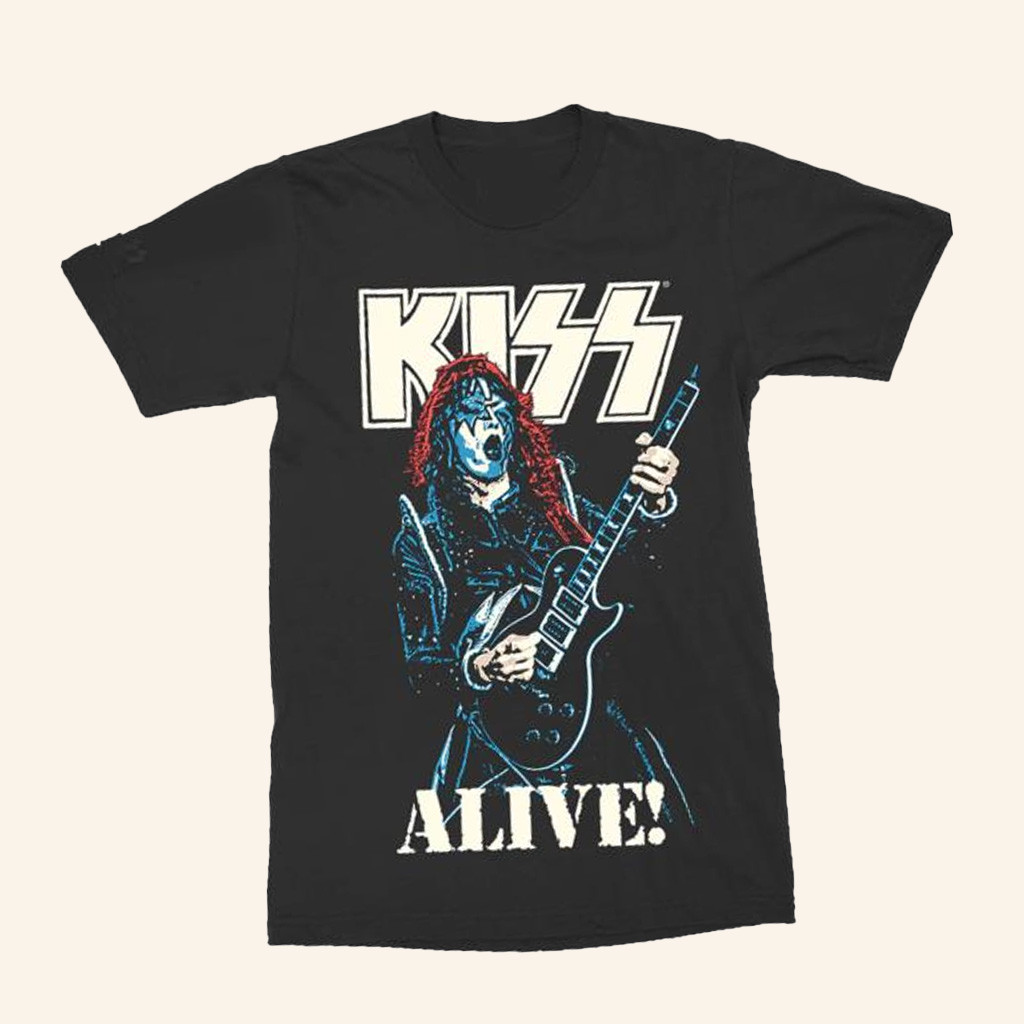 Kiss Online Merch The Spaceman Alive T-Shirt Gift Ideas For Rock Music Lovers