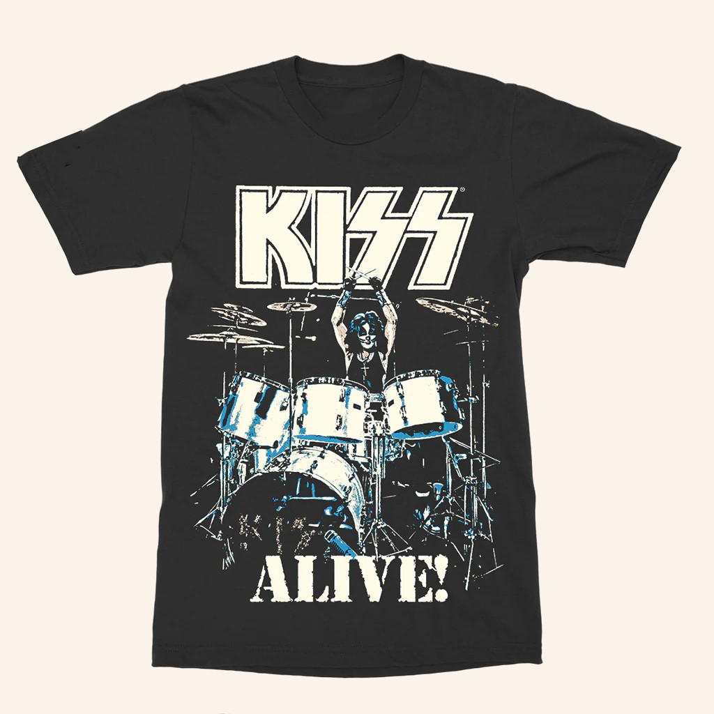 Kissonline Merch The Catman Alive T-Shirt Gifts For Rock Music Lovers