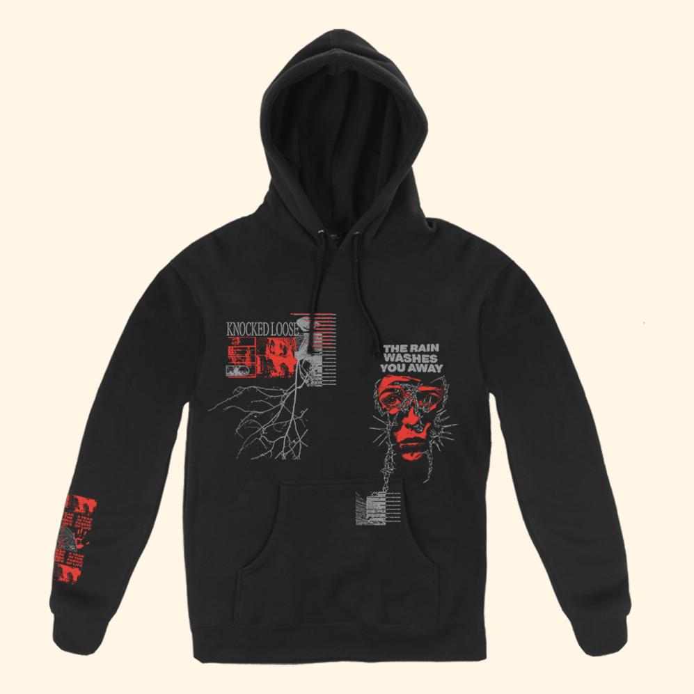 Knocked Loose Branch Rain Black Hoodie Knocked Loose Merch Unique Father'sDay Birthday Gifts