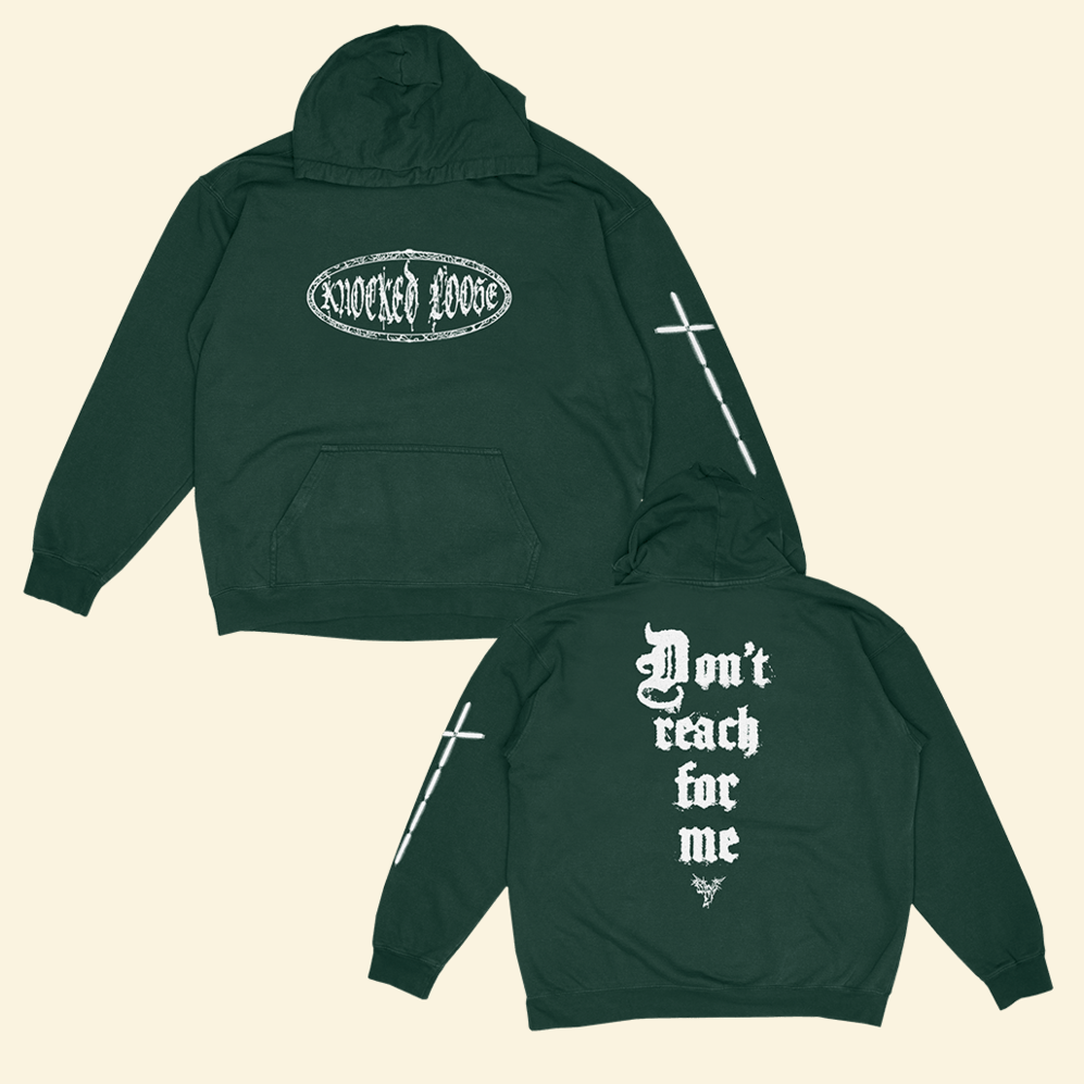 Knocked Loose Don't Reach Oval Forest Hoodie Knocked Loose Merch Father's Day Gifts For Husband