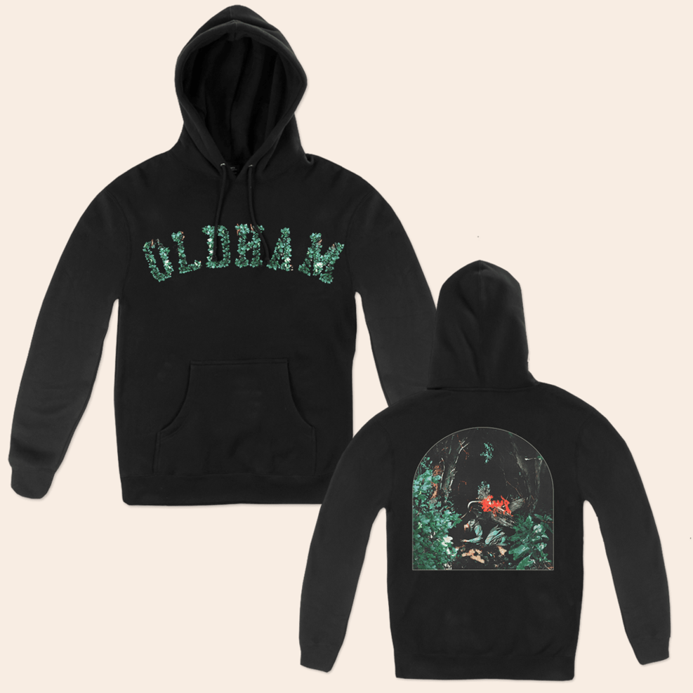 Knocked Loose Oldham Leaves Arch Black Hoodie Knocked Loose Merch Father's Day Gifts For Husband