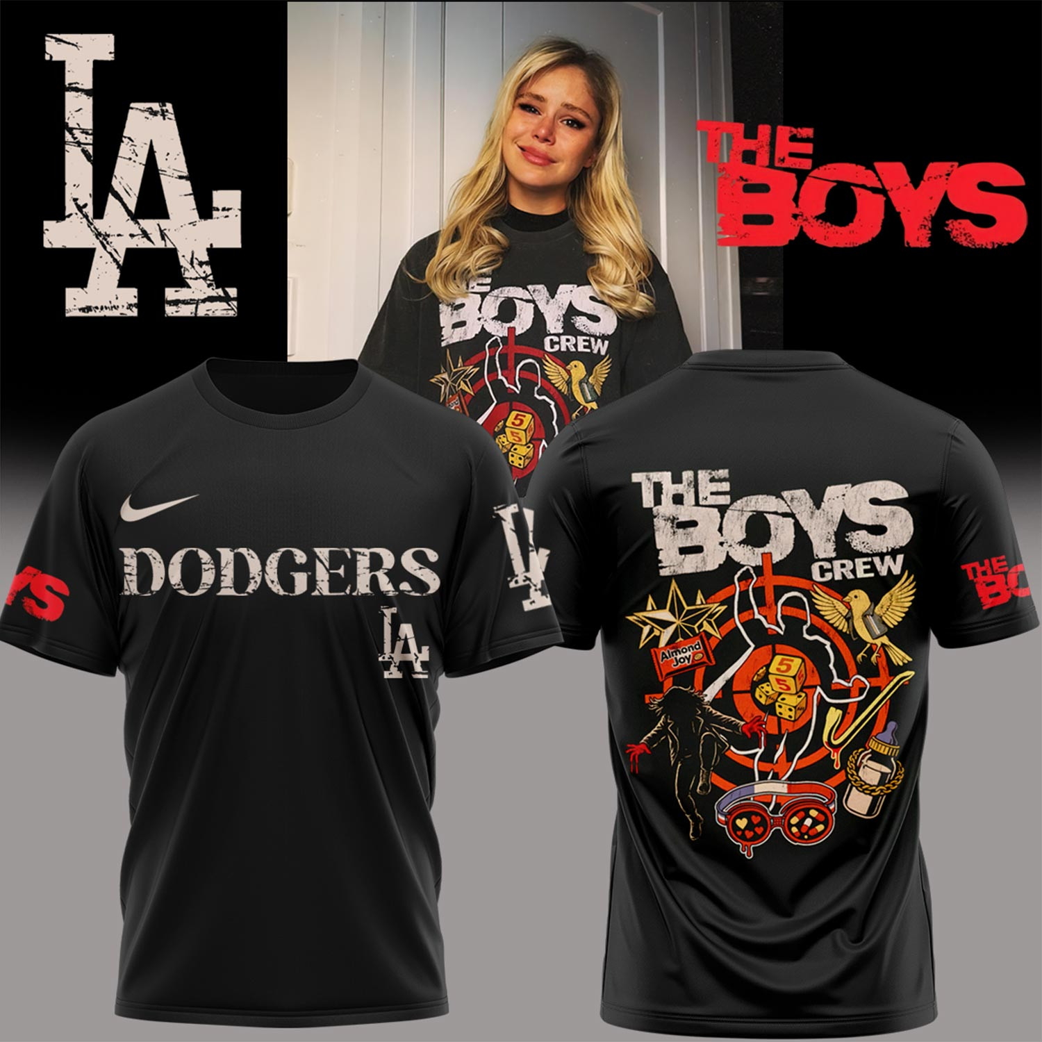La Dodgers Merch The Boys Crew T-shirts 2025 Cool Gift For Fans