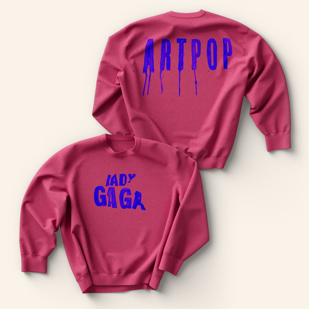 Lady Gaga Mayhem Tour Merch 2025 Concert ARTPOP Drip Crewneck Sweatshirt Daughter Gifts
