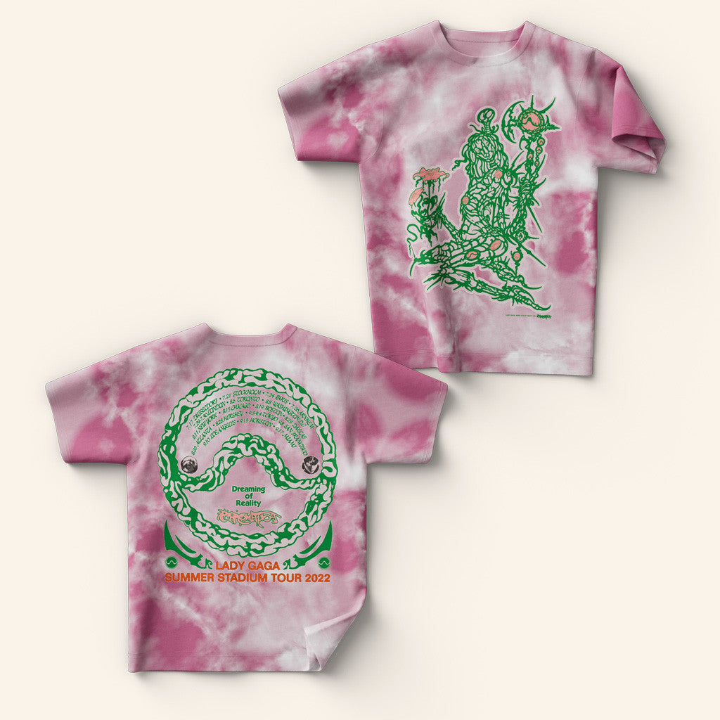 Lady Gaga Mayhem Tour Merch 2025 Concert Shirt Chromatica Ball Tie Dye T-Shirt Her Gifts