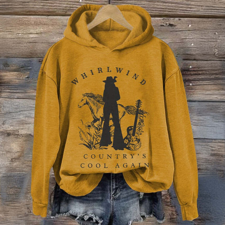 Lainey Wilson Merch Whirlwind Country's Cool Again Hoodie Gifts For Music Fans Gifts For Fans