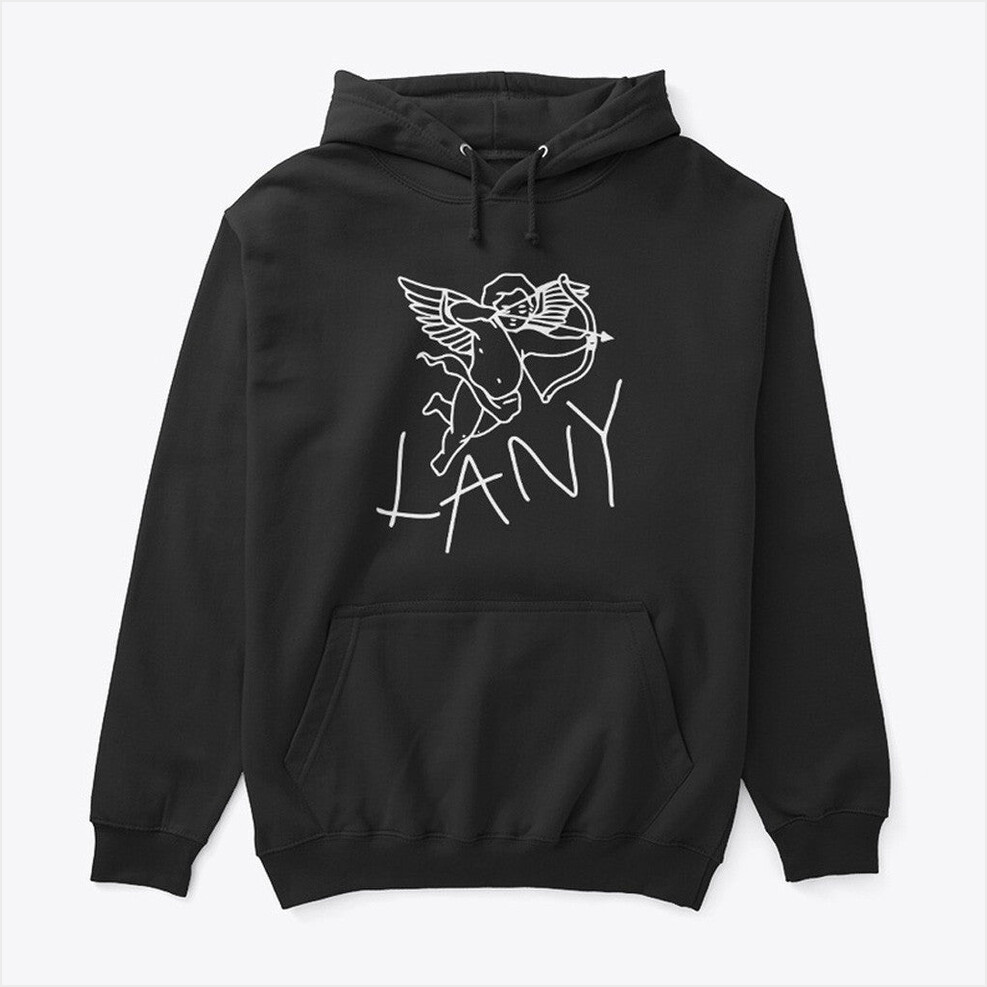 Lany Cupid Black Hoodie Lany Merch Presents For Husband Birthday Gifts For Best Friend
