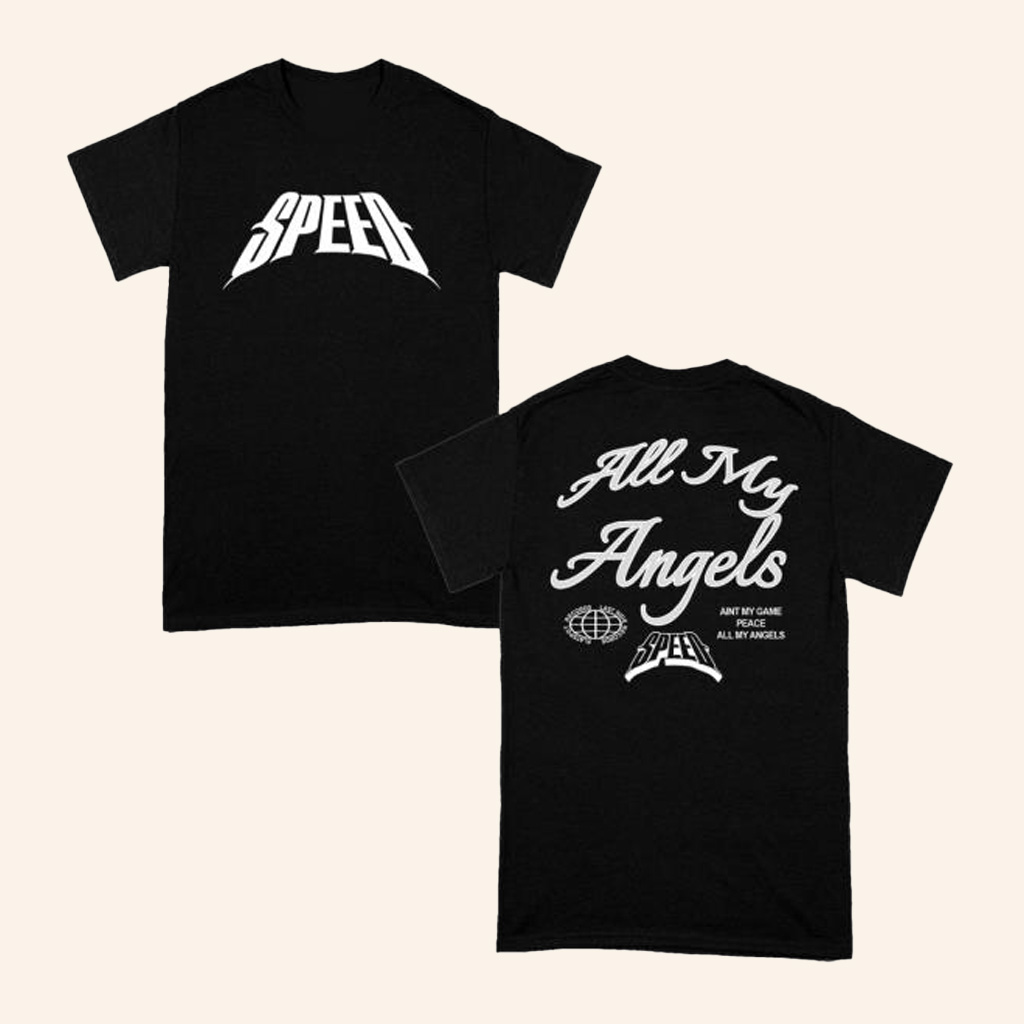 Last Ride Records Merch Speed All My Angels Shirt T-Shirt Gifts For Fans