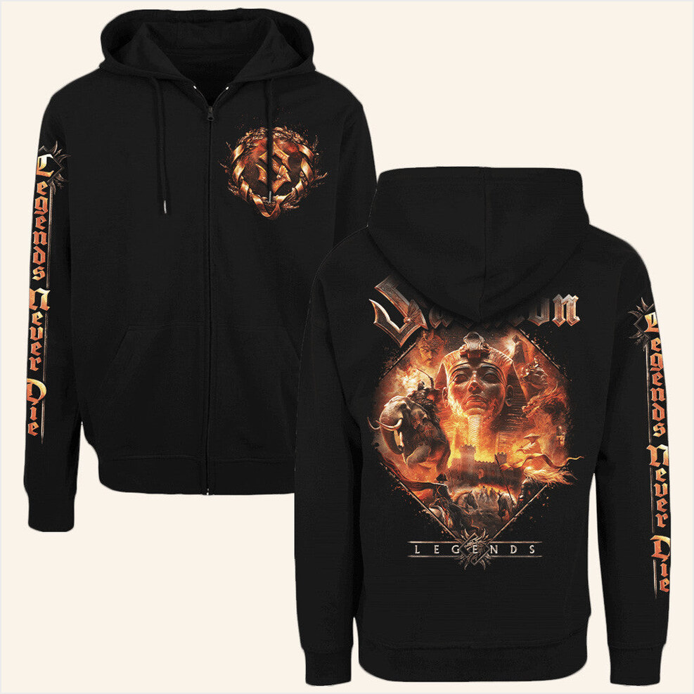 Legends Zip Hoodie Sabaton Merch Gift Ideas For Boyfriend Birthday Gifts For Best Friend