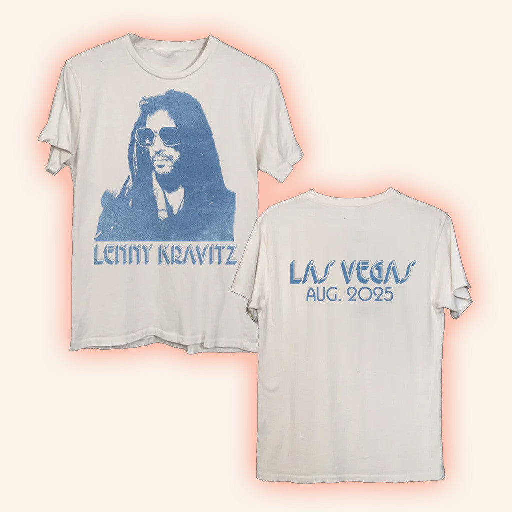 Lenny Kravitz Merch Lenny Kravitz Las Vegas Residency Dates T-Shirt Gifts For Besties