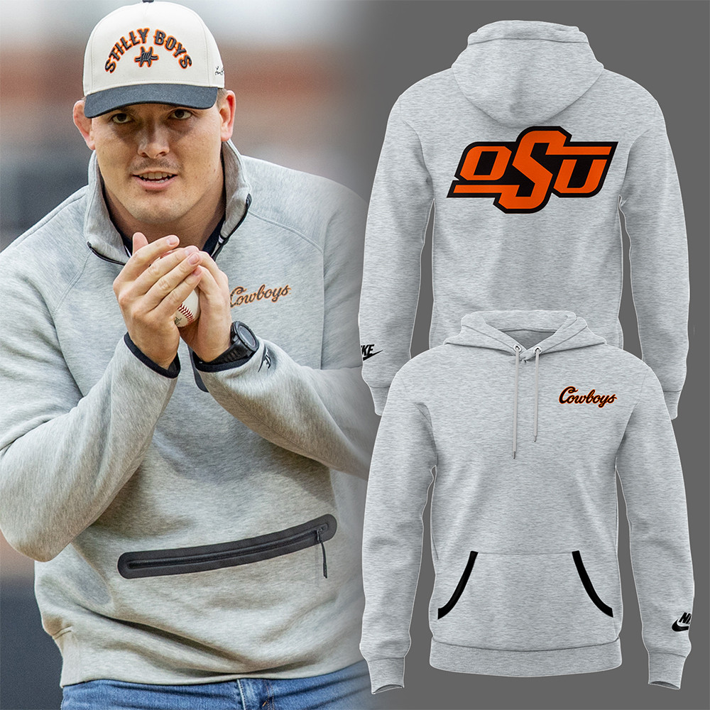 Limited Edition OSU Cowboy Gray Hoodie Gift For Fans