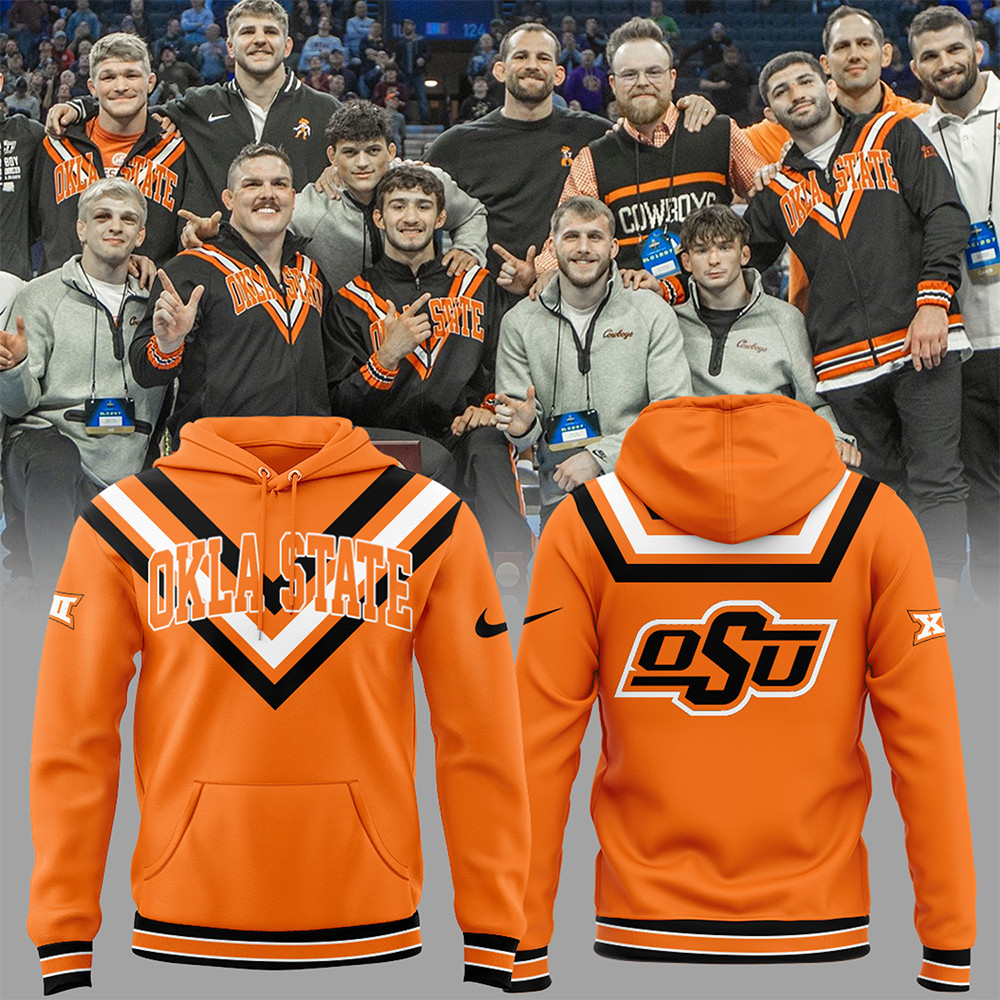 Limited Edition OSU Cowboy Wrestling Orange Hoodie