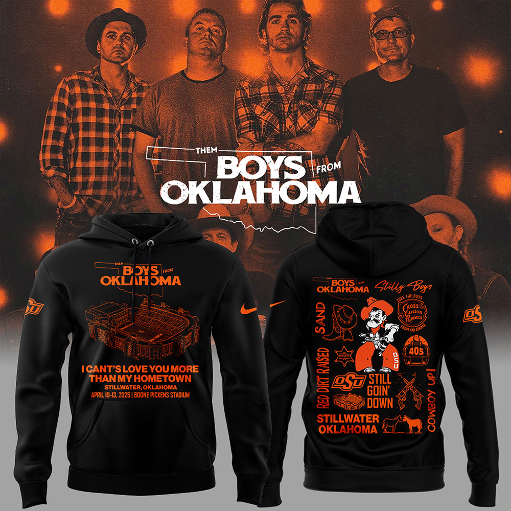 Limited Edition The Boys From Oklahoma Black Hoodie