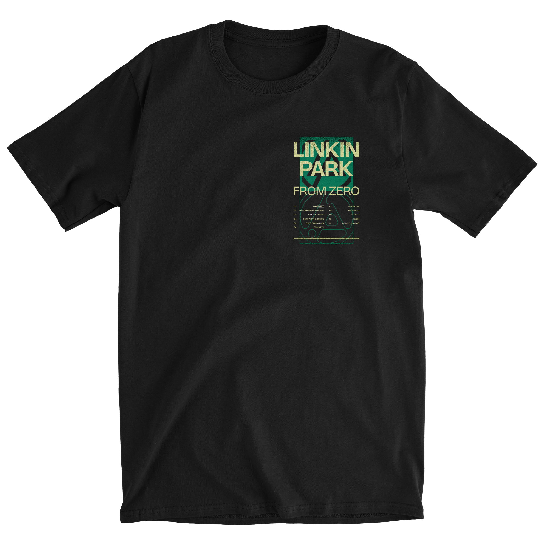 Linkin Park Tour Merch From Zero Photo Collage Black Tee Unique Music Fan Apparel