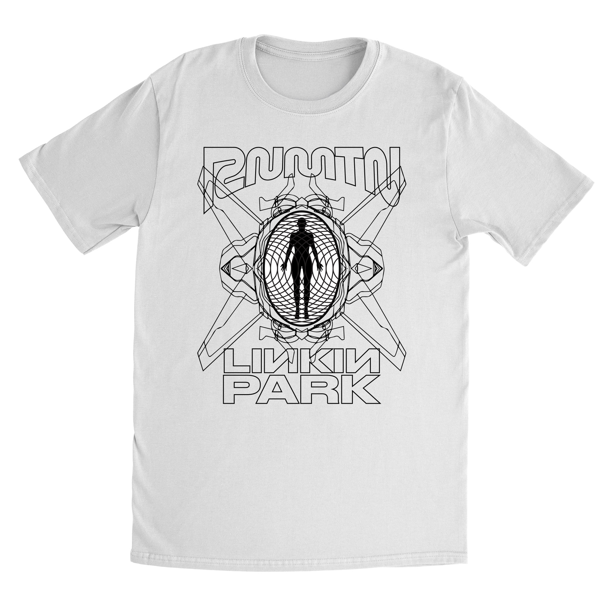 Linkin Park Tour Merch Lp Rnmtn Sketch White Tee Shirt Best Gift For Men Woman