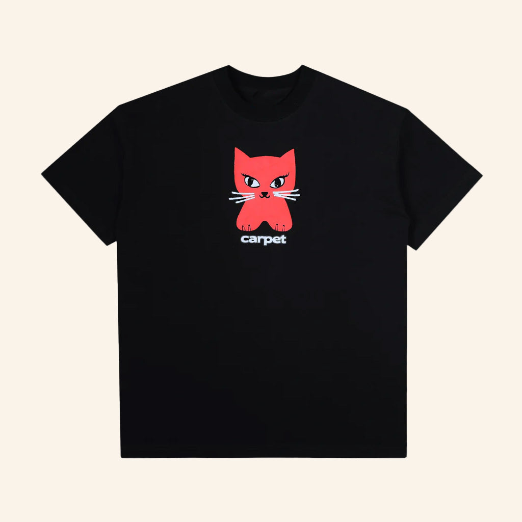 Lofi Merch Cat Black T-Shirt Birthday Presents For Girlfriend