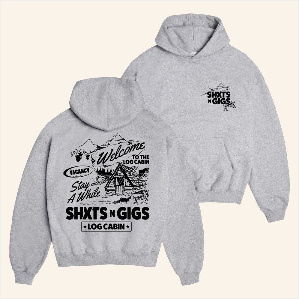 Log Cabin Hoodie Shxtsngigs Merch Unique Gifts For Boyfriend Birthday Gift Ideas