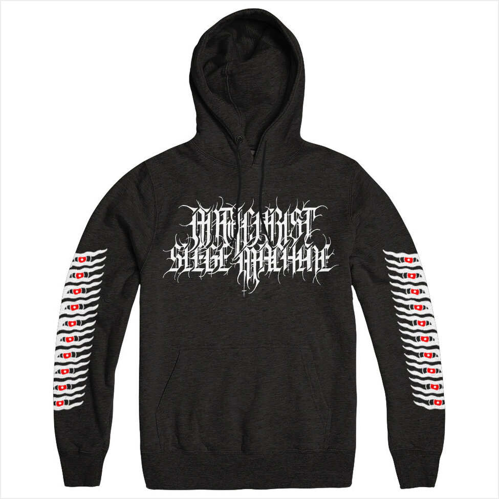 Logo Hoodie Antichrist Siege Machine Merch Antichrist Siege Machine Hoodie Father'S Day Gifts For Metal Music Lovers