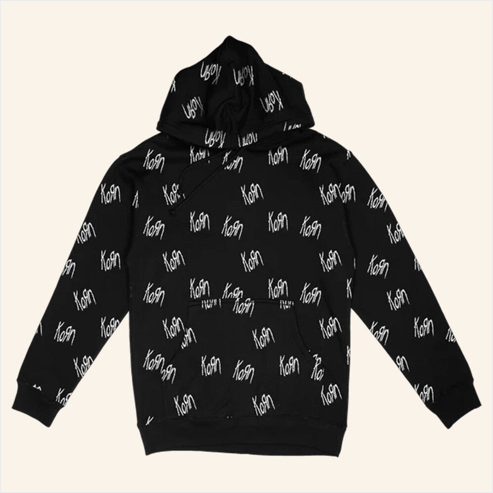 Logo Hoodie Korn Merch Gifts For Music Lovers Birthday Gift Ideas Christmas Presents