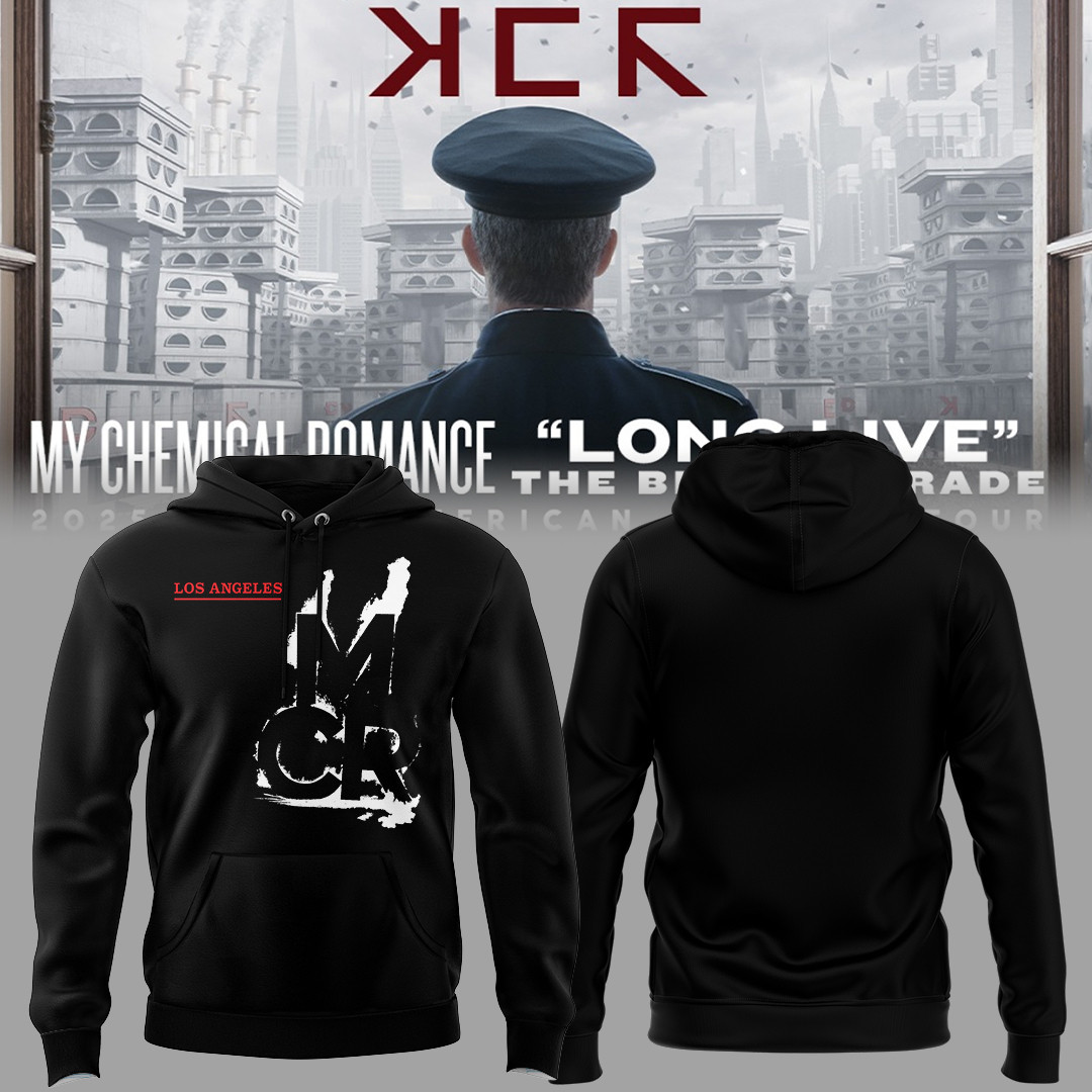 Long Live The Black Parade Tour 2025 X La Hoodie Gift For Baseball Fans