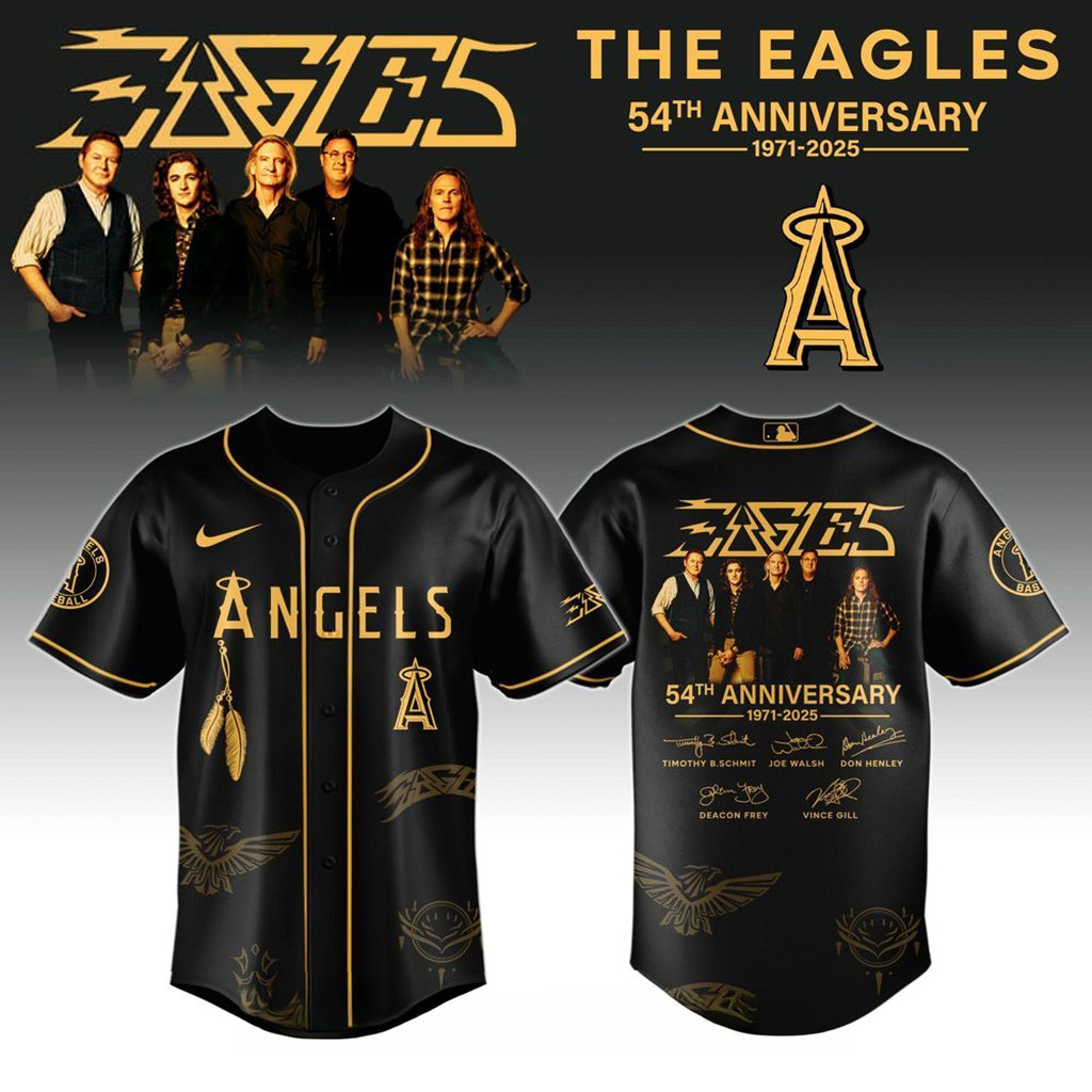 Los Angeles Angels X Eagles Band Music Jersey 2025