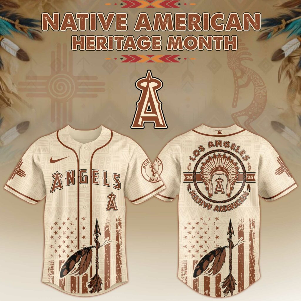 Los Angeles Angels X Native American Heritage Month Limited Edition Jersey 2025