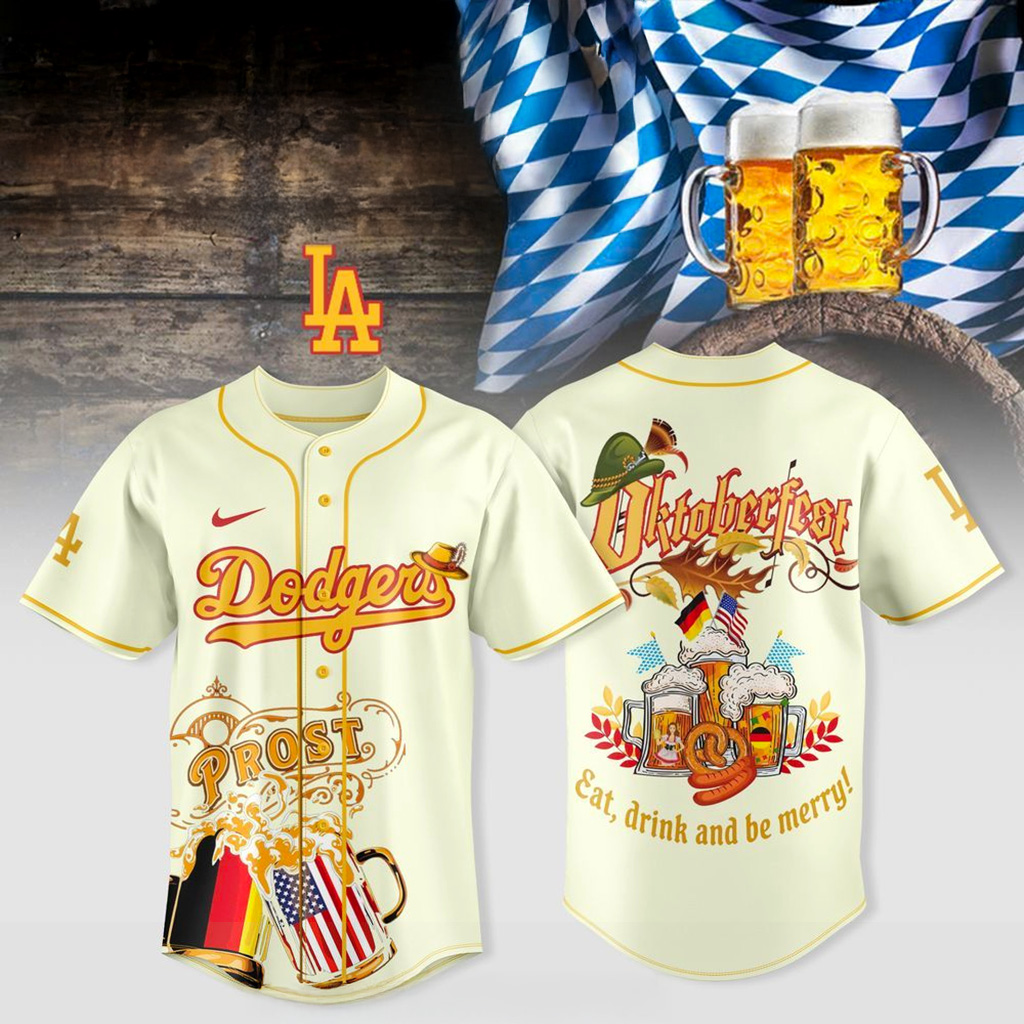 Los Angeles Angels X Oktoberfest Home Runs Hops 2025 Jersey Los Angeles Angels Merch Fans Gifts