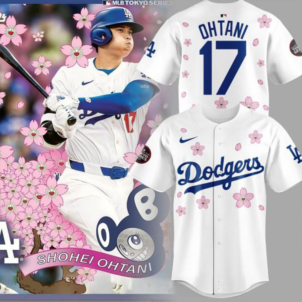 Los Angeles Dodgers 2025 Tokyo Series OTANI Baseball Jersey Perfect Father's Day Gifts