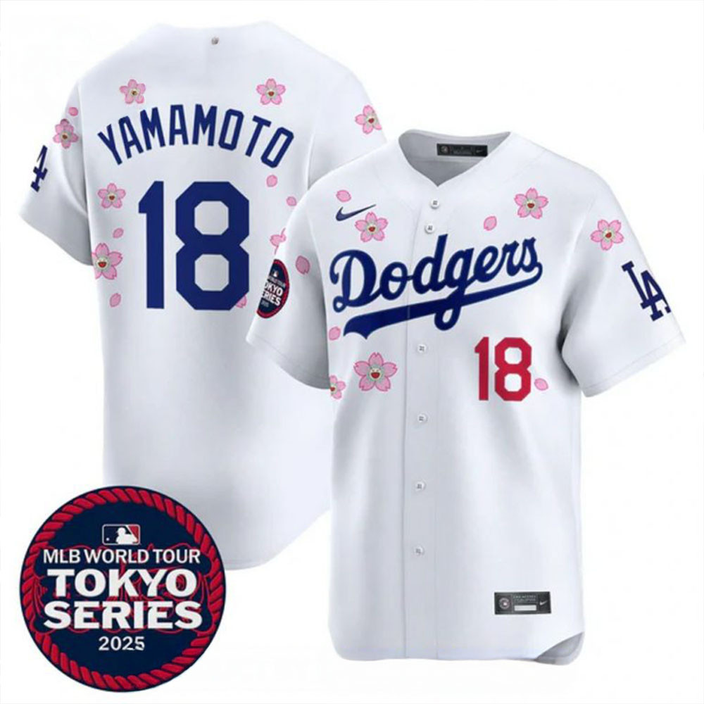 Los Angeles Dodgers 2025 Tokyo Series Yamamoto Baseball Jersey Father's Day Gifts