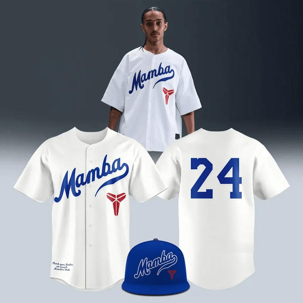 Los Angeles Dodgers Honors Kobe Mamba Baseball Jersey Los Angeles Dodgers Merch Dad Gifts