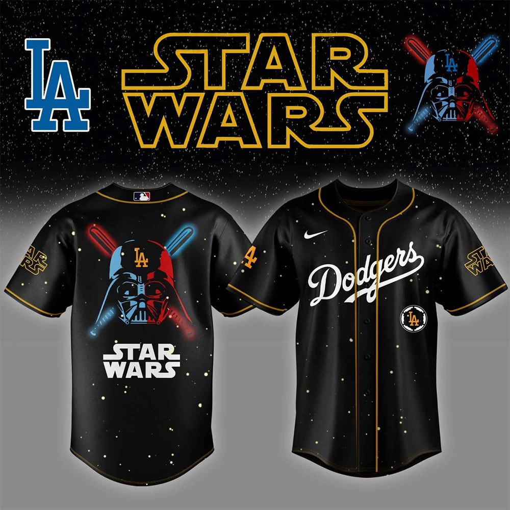 Los Angeles Dodgers MLB x Star Wars 2025 Baseball Jersey Los Angeles Dodgers Merch