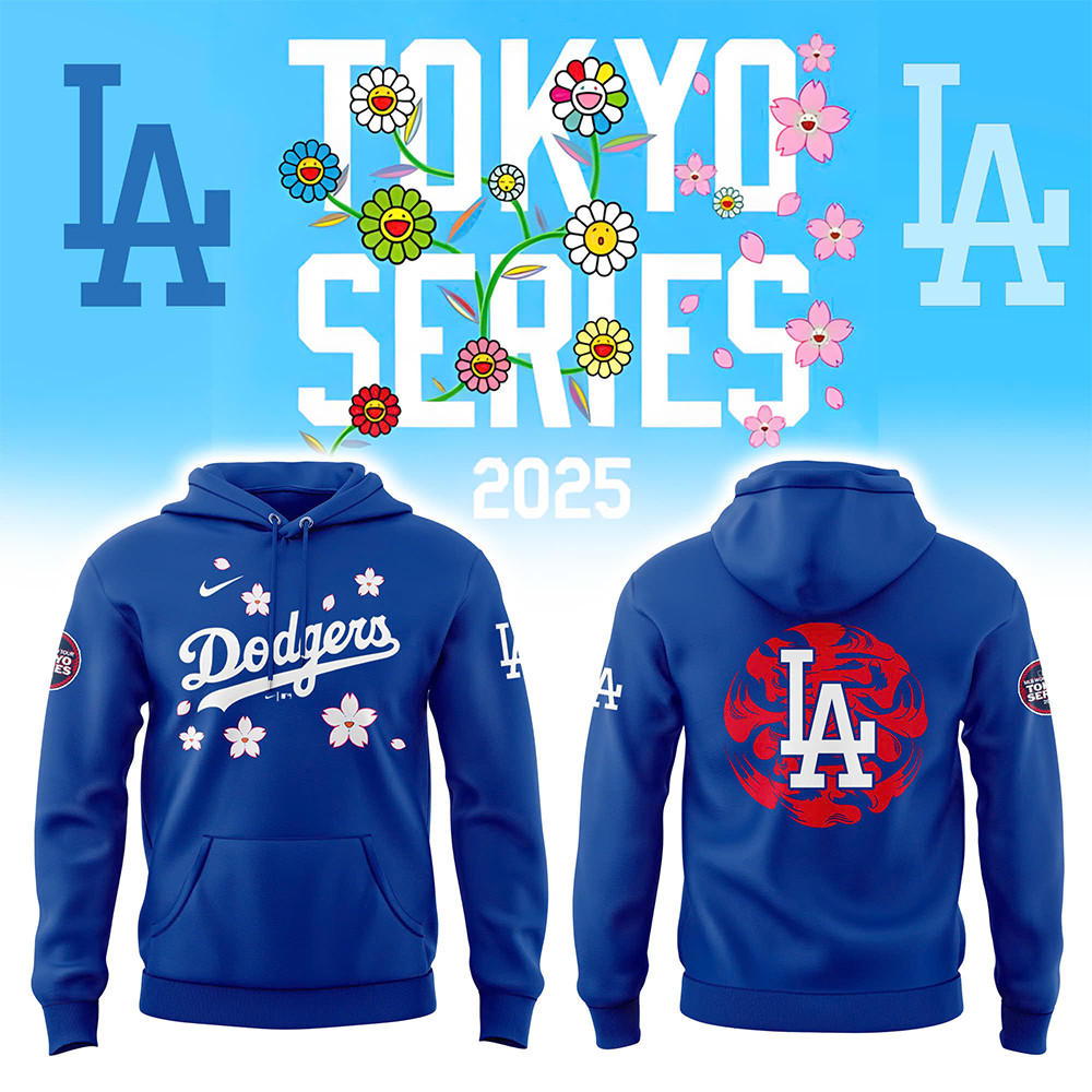 Los Angeles Dodgers Tokyo Series 2025 Hoodie Baseball Enthusiast Gifts