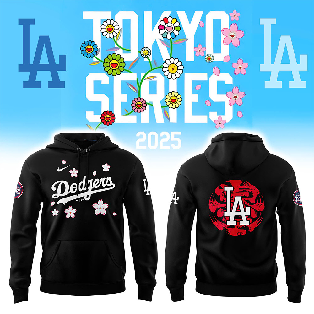 Los Angeles Dodgers Tokyo Series 2025 Hoodie Best Gifts For Baseball Fans