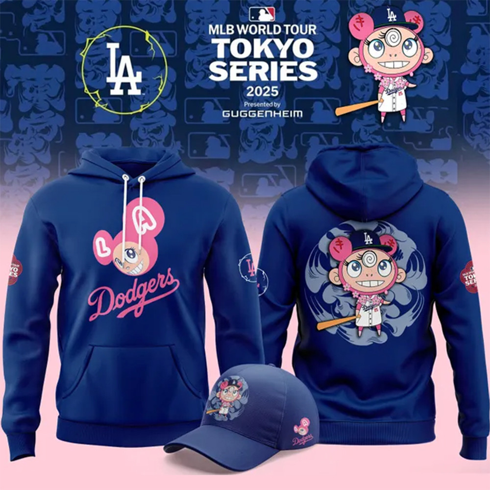 Los Angeles Dodgers x 2025 MLB Tokyo Series Hoodie Best Gifts For Baseball Fans