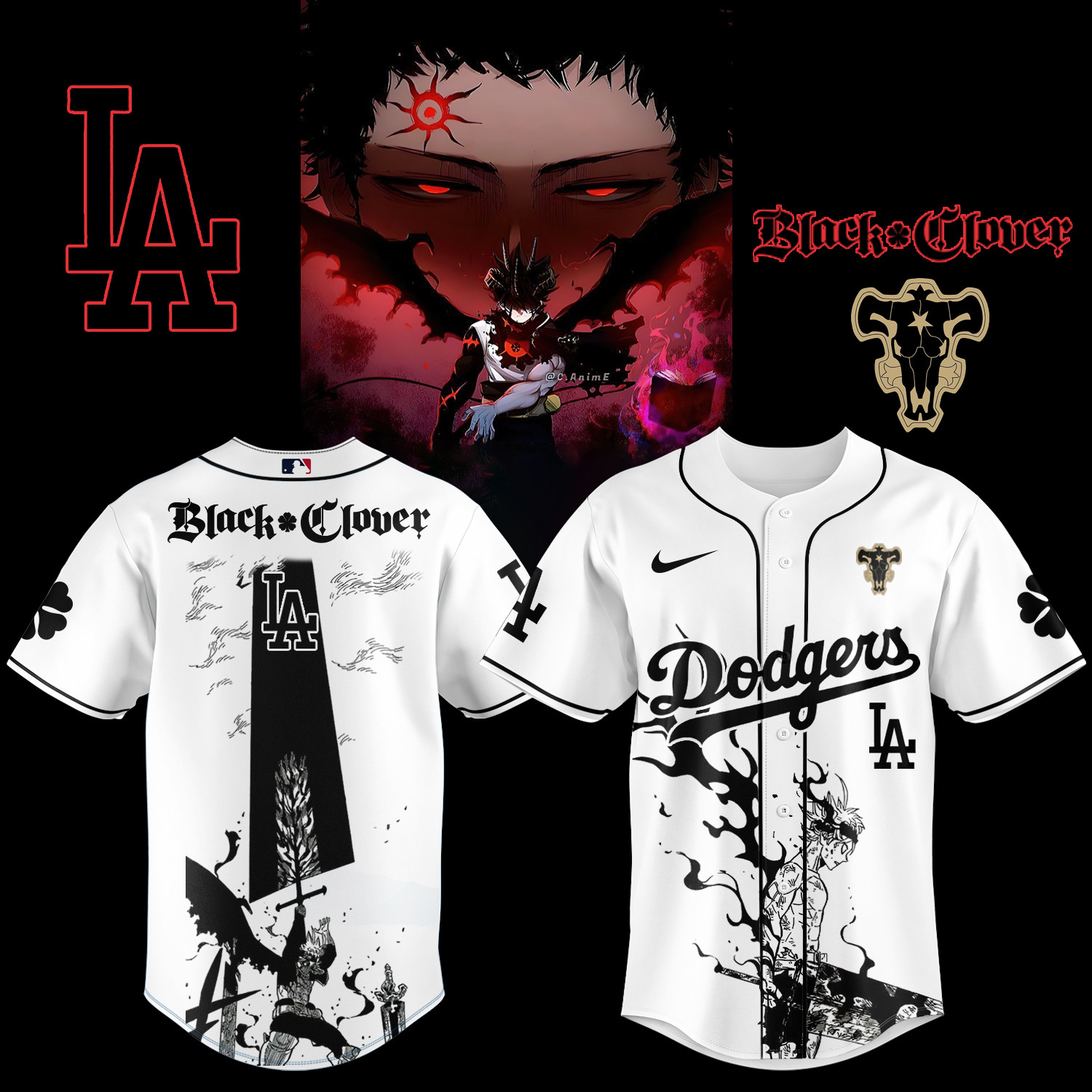 Los Angeles Dodgers X Black Clover Jersey 2025 Gift For Him