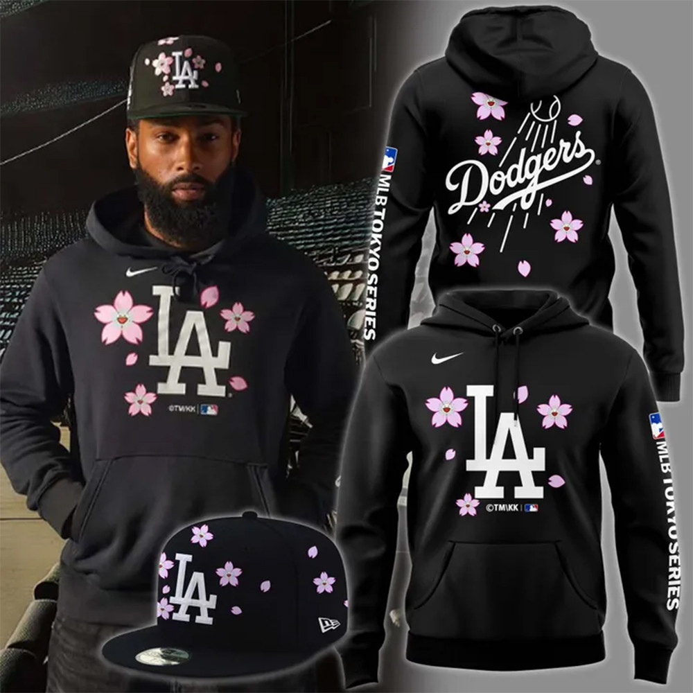 Los Angeles Dodgers x MLB Tokyo Series Hoodie Unique Gifts For Baseball Fans