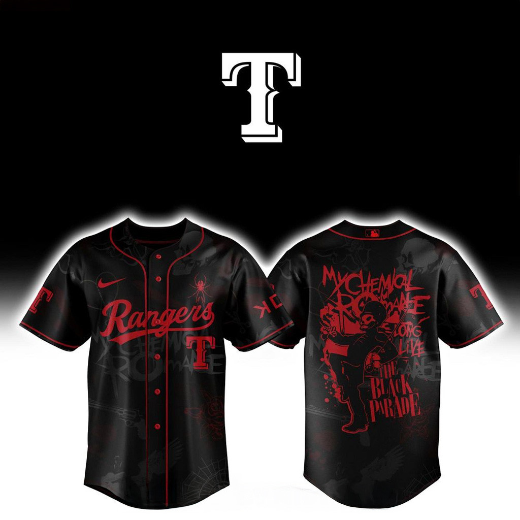 Los Angeles Dodgers X My Chemical Romance Tour 2025 Jersey LA Dodgers Merch For Fans