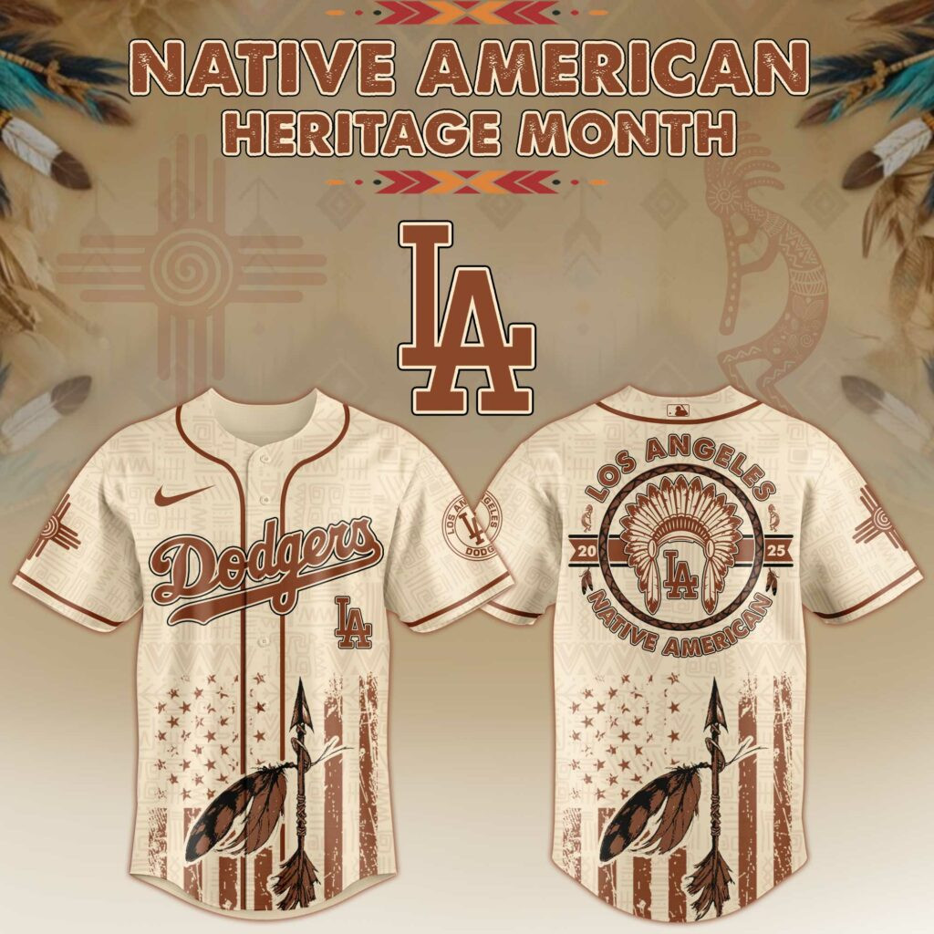 Los Angeles Dodgers X Native American Heritage Month Limited Edition Jersey 2025