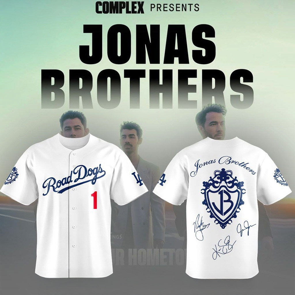 Los Angeles Dodgers X The Jonas Brothers Jersey Los Angeles Dodgers Merch Gifts For Fans