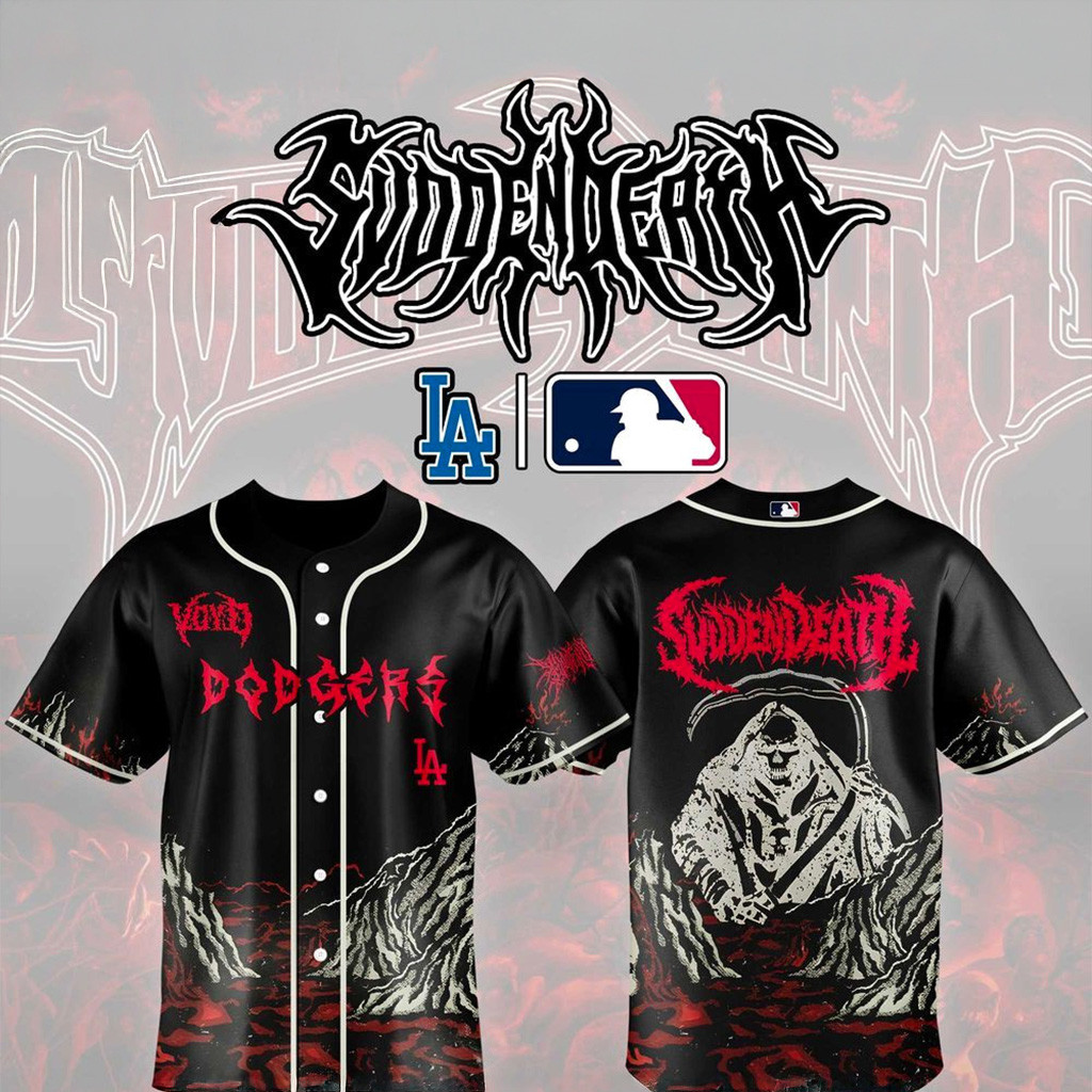 Los Angeles Dodgers X Voyd Svdden Death Jersey Dodgers Merch Boyfriend Gifts
