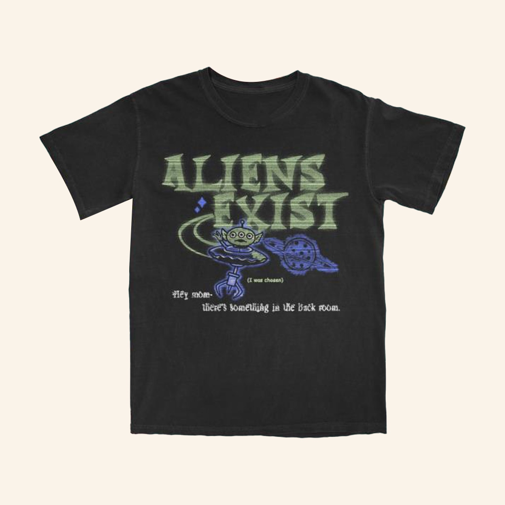 Lost Bros Trading Co Merch Aliens Exist T-Shirt Gifts For Father