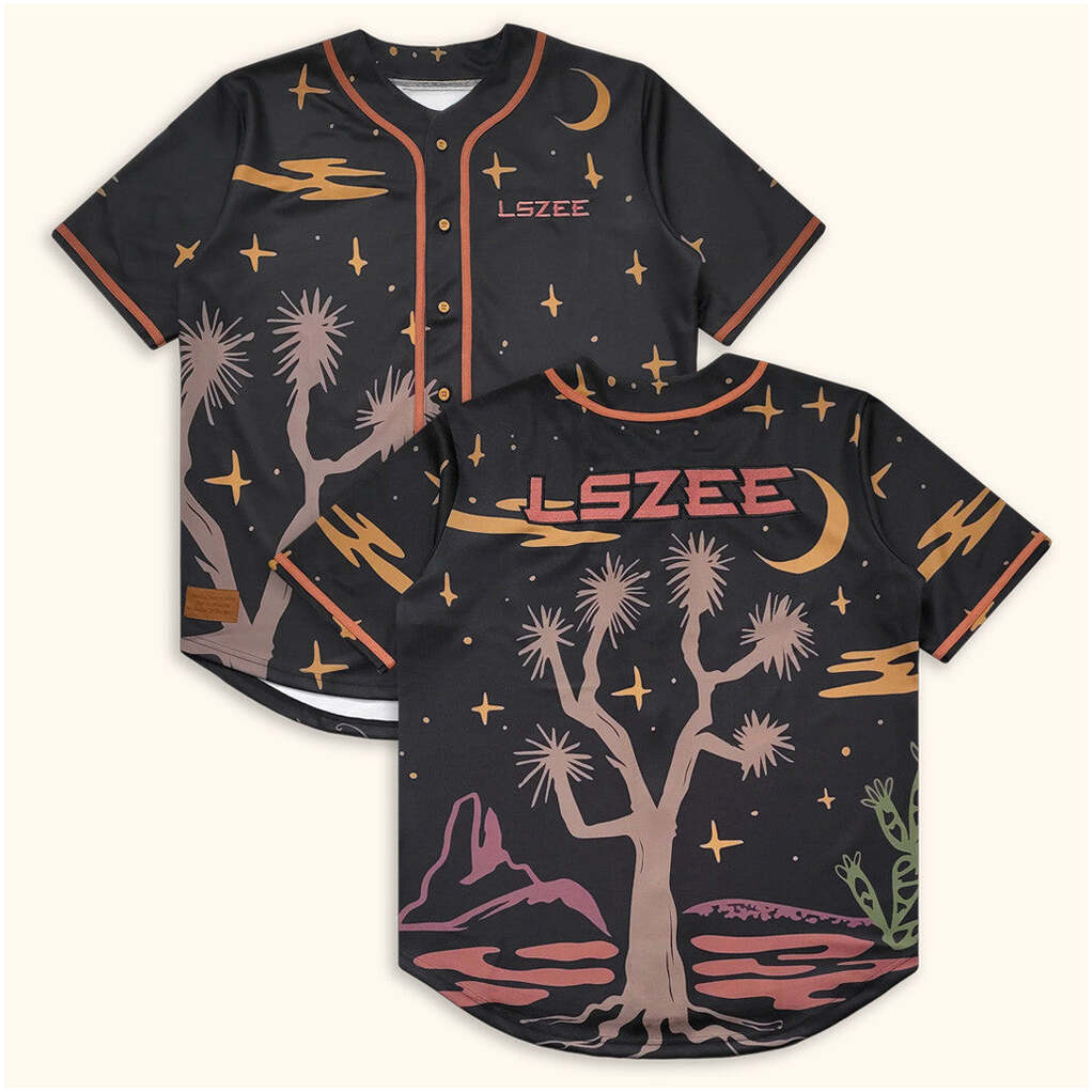Lszee Music Merch Lszee Joshua Tree Baseball Jersey Gifts For Fans Birthday Gifts For Her