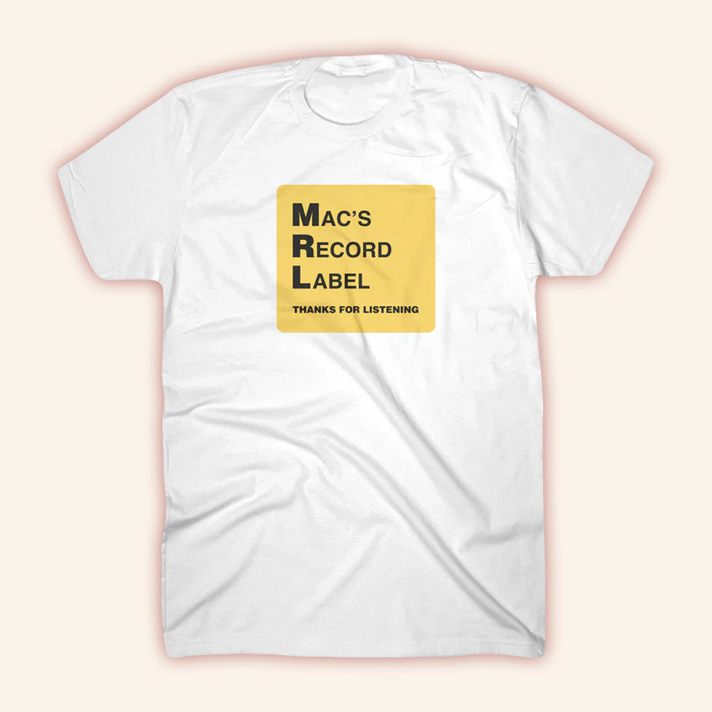 Mac Demarco Merch MRL Logo White T-Shirt Gifts For Boyfriend