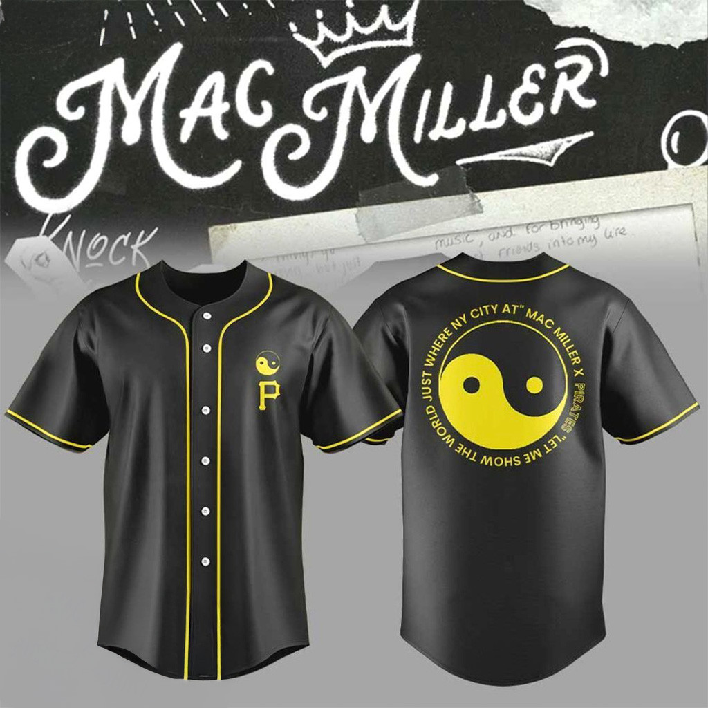 Mac Miller Pirates Baseball Jersey Pirates Merch Gifts For Dad