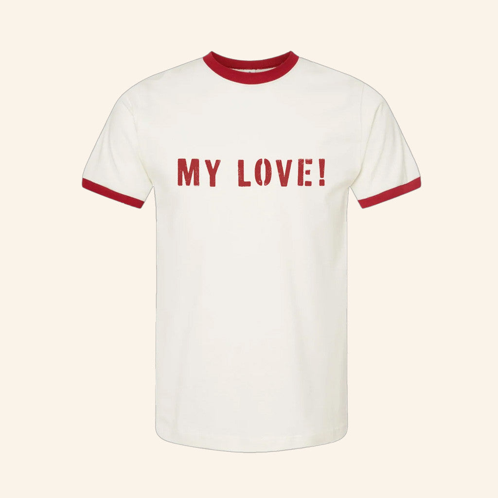 Mark Ambor Merch My Love Ringer Shirt Gifts For Dudes