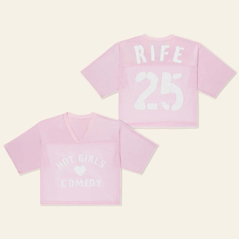 Matt Rife Merch Hot Girls Cropped Pink Jersey Gifts For Her Birthday Gifts For Friends