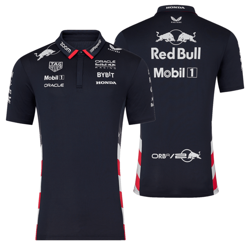 Max Verstappen Merch Polo Shirt Red Bull Racing F1 Team Polo F1 Franz Hermann Merch