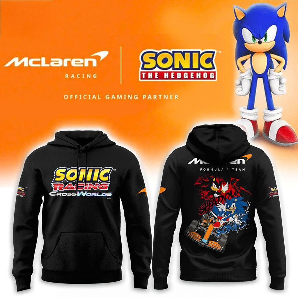 Mclaren F1 X Sonic Racing Cross World Special Hoodie Gifts For Racing Fans