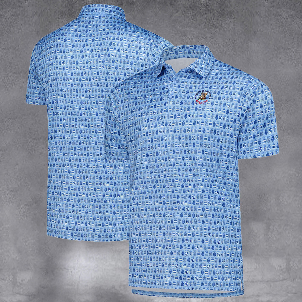 Men's 2025 U.S. Open Blue Crowns Polo Good Gifts For Golf Lovers
