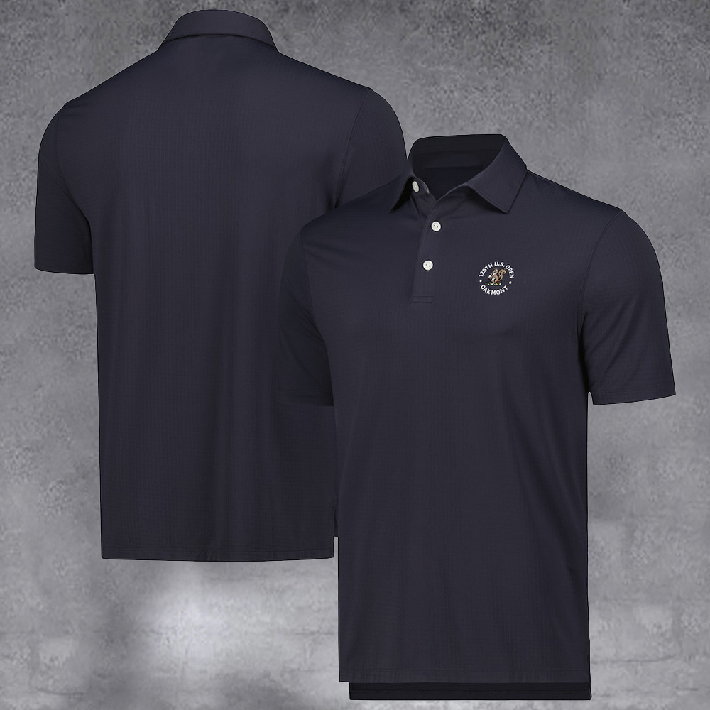 Men's 2025 U.S. Open Charcoal Icefil Polo Gifts For Men