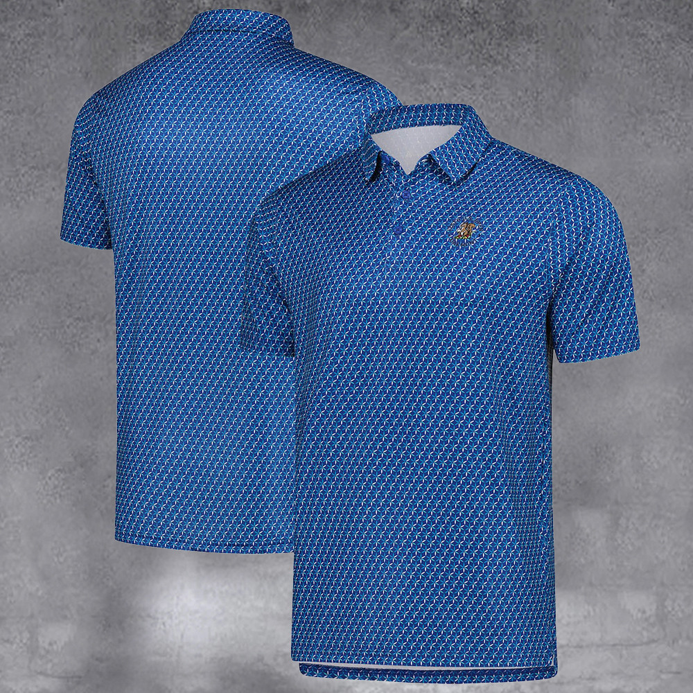 Men's 2025 U.S. Open Navy Star Polo Unique Gifts For Dad
